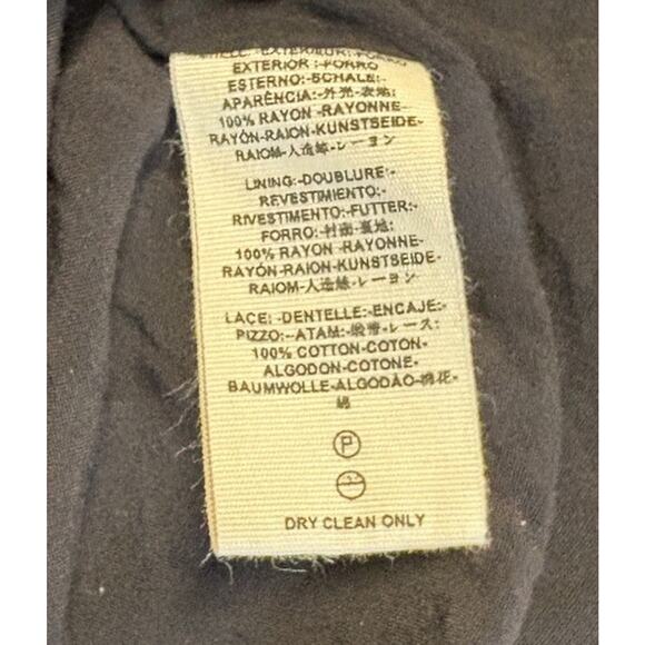 Free People Women's Halter Emily Lace-Bodice Mini Dress Black Medium - Picture 9 of 11